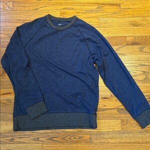 Gap Blue and Gray Long Sleeve Pullover Small.